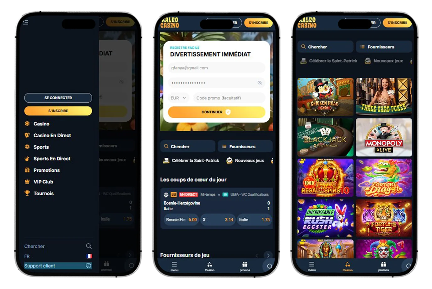 Kaleo Casino app